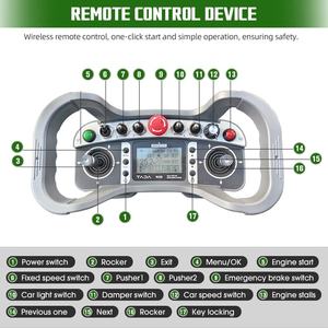 <span class=keywords><strong>Robot</strong></span> tondeuse intelligent à commande à distance, certifié CE, nouvelle conception, largeur de coupe 800 mm, conception sur chenilles, autopropulsé - Product Image 5
