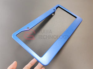 Marco de Matrícula Metálico <span class=keywords><strong>Azul</strong></span> Resistente Personalizado, Pedido Urgente, Descuento por Volumen - Product Image 3