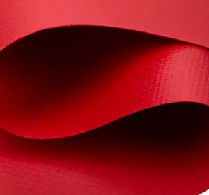 Lona de PVC Brillante Impermeable y Resistente de 680 g/m² en Rojo y Amarillo, Rollo de Vinilo para Carpas de <span class=keywords><strong>Circo</strong></span> - Product Image 1