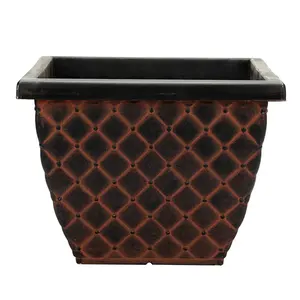 Excellent simple flower pots manufacturer square plastic flower pots wholesale