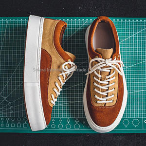 Nouvelle collection 2025 – Tendance mode : Chaussures en daim respirantes à semelle épaisse en caoutchouc, amortissantes, imperméables et résistantes à l'usure, personnalisables (modèle vierge) - Product Image 5