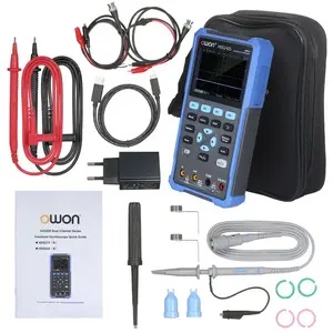 OWON HDS242S Oscilloscope numérique portable 2 canaux 40MHz 250MSa/s Fréquence d'échantillonnage Générateur de signaux Multimètre Oscilloscope