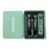 Nouvel ensemble de coupe-ongles classiques en acier inoxydable anti-éclaboussures, portables et durables pour la maison