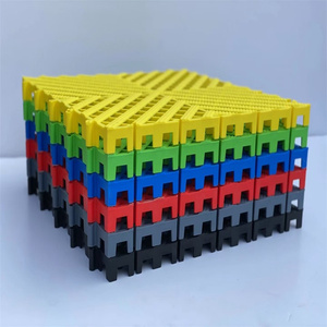 Facile à installer PP Snap Flooring pour garage d'atelier Carreaux de garage à emboîtement Produits chimiques résistants Traitement de coupe personnalisé - Product Image 1