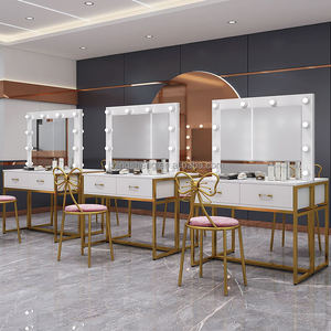 Tavolo da trucco per vanità di lusso dal design moderno con <span class=keywords><strong>gambe</strong></span> dorate - Product Image 6