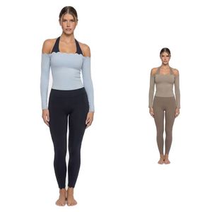 Women's <b>Long</b> <b>Sleeve</b> Compression Crop Yoga <b>Shrug</b>-Athletic Top for Exercise & Fitness - Product Image 1