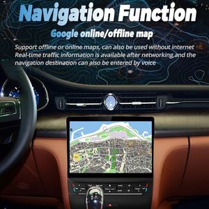 Radio Android para Auto 10.26 con GPS, Navegación, Estéreo, Pantalla Blu-Ray para Maserati Quattroporte 2017-2020, Reproductor Multimedia con CarPlay - Product Image 2