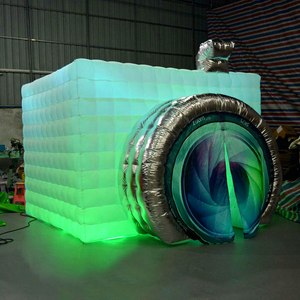 JLJ 사용자 정의 풍선 사진 부스 360 사진 부스 인클로저 파티 결혼식 이벤트를위한 풍선 큐브 배경 텐트 - Product Image 3