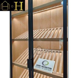 Tùy chỉnh khói cửa hàng hiển thị trường hợp và dẫn ánh sáng thiết kế nhôm kính trưng bày cửa hàng bán lẻ thuốc lá hiển thị truy cập - Product Image 3