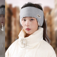 Cache-oreilles d'hiver personnalisés avec logo, bandeau tricoté épais en sherpa pour le ski, la course et le cyclisme