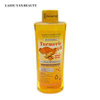 Huile Essentielle de Curcuma et d'Argan Transfrontalière 200ml Hydratante Chauffante SPF 60 Anti-Âge pour Massage Corporel et Déblocage des Méridiens Tuina