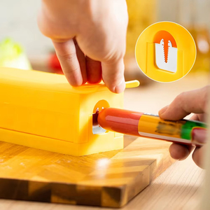 Couteau à saucisses et à hot-dogs, outil de cuisine domestique pour couper les saucisses grillées - Product Image 4