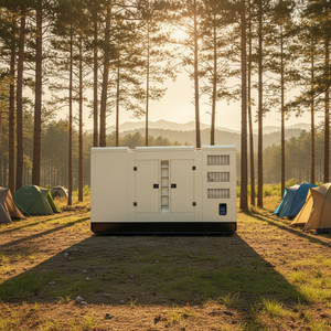 เครื่องกำเนิดไฟฟ้าแบบเงียบปรับแต่งได้ 100kW 200kW 300kW สำหรับใช้งานกลางแจ้งเชิงพาณิชย์ ระบบไฟฟ้าเฟสเดียว สำหรับจ่ายไฟหลัก/สำรอง แบบเงียบ MST - Product Image 1