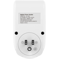 EU/UK/NOUS Minuterie Sortie 24 Heures Intérieur Plug-in Minuterie Socket et Programmable Lampe et Minuteries pour Prises Électriques
