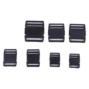 Adjustable Plastic Buckle Set For Bag Accessories Flat <b>Thin</b> Design Urban Minimalism Style Solid Color D <b>Ring</b> Waist Backpack Use - Product Image 1