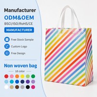 Sac isotherme personnalisé OEM en non-tissé laminé pour livraison de repas, avec logo, réutilisable, écologique, pour restaurant et plats à emporter