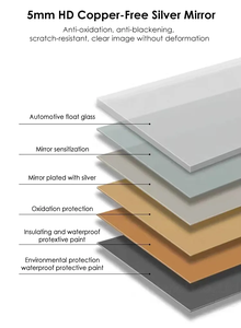 Specchio LED Intelligente con Schermo Touch, Illuminazione IP44, Design Moderno per Hotel, Bagno, Toilette, Forma Irregolare, Elegante - Product Image 6