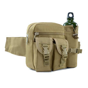 Riñonera Táctica Impermeable para Hombre, Bolsa de Hombro Multiusos para Exteriores con Porta Botella de Agua - Product Image 2