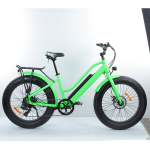 Vélo 48V 26'' avec moteur brushless 500W, batterie au lithium, assistance au pédalage, cadre en aluminium pour femme adulte urbaine - Product Image 1