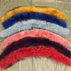 Abrigos de invierno con Cuello de piel de mapache, precio al por mayor - Product Image 2