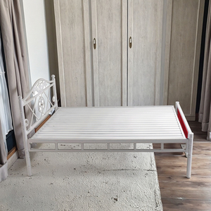Modern Folding Metal Double Deck <strong>Bed</strong> <strong>Queen</strong> <strong>Size</strong> Wall Sofa <strong>Bed</strong> <strong>Frame</strong> for Home Hotel Warehouse &amp; School Use <strong>Foldable</strong> &amp; Stylish - Product Image 4