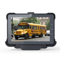 Tablet PC Robusta con GPS para Vehículos, Android, 10 Pulgadas, 4G/WiFi/BT, IP67, 1000nits, Batería de 8000mAh, con USB, NFC, RS232, CANBUS, para Autobús Escolar