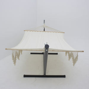 आउटडोर इनडोर गार्डन कैंपिंग पोर्टेबल हैममॉक तह अल्ट्रालाइट कैनवास लटकाए पेड़ स्विंग - Product Image 4