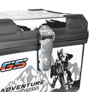 Boîte de rangement arrière étanche de très grande capacité 58L pour moto et vélo électrique, idéale pour la livraison de nourriture, les trajets quotidiens et le transport de marchandises - Product Image 6