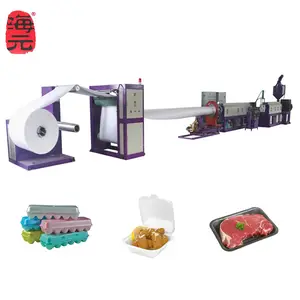 PS polystyrene disposable foam packaging box machine take away food container production line