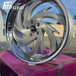 चीन में बनाया गया 2-टुकड़ा 18 19 20 21 22 23 24 इंच मोनोब्लॉक पॉलिश फिनिश एल्यूमीनियम मिश्र धातु के पहियों कार पहियों को स्पोर्ट्स कार के लिए - Product Image 3