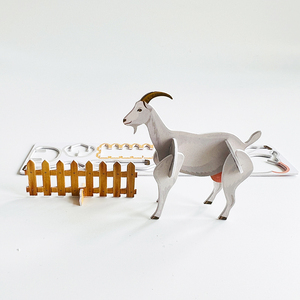 Rompecabezas <span class=keywords><strong>de</strong></span> construcción <span class=keywords><strong>de</strong></span> cartón, juguetes DIY, modelo <span class=keywords><strong>de</strong></span> cartón 3D, rompecabezas, aprendizaje temprano, juguetes educativos, regalos - Product Image 5