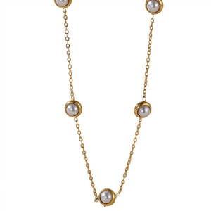 Collar de Moda con Colgante de Acero Inoxidable 316L de Marca de Lujo Personalizada, Chapado en Oro PVD de 14K y 18K, Joyería Fina para Mujer - Product Image 6