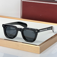 Lunettes de soleil carrées épaisses rétro, monture en acétate noir brillant, protection UV400, mode homme, conduite en extérieur, style urbain