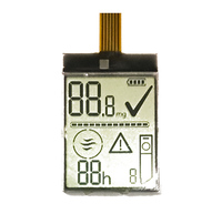 Layar LCD Digital COB Kustom Grosir Tipe Negatif untuk Instrumen Industri Layar LCD Lift STN