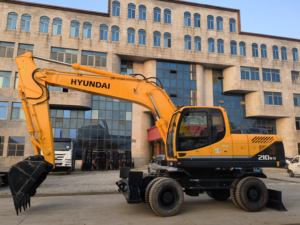 Excavadora de ruedas usadas 21TON Excavadora de orugas de segunda mano HYUNDAI 210W-9 Excavadoras de ruedas usadas - Product Image 6