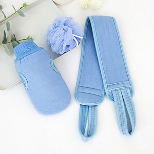 Lot de 3 épurateurs exfoliants pour le corps, gant de bain, éponge de douche, luffa, brosse de nettoyage pour la maison - Product Image 2