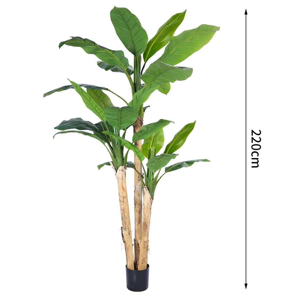 Árbol de plátano artificial de los 220cm
