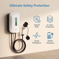Chargeur mural intelligent TPU silencieux et résistant aux moisissures, détecteur de court-circuit tropicalisé, pour voitures électriques, stations de charge BYD 7 kW