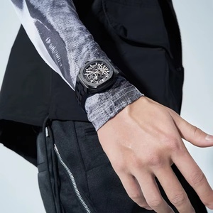 BG5802 Men Automatic <b>Watch</b> <b>Mechanical</b> Wristwatch Rubber Strap Stainless Steel <b>Watches</b> for Men - Product Image 6