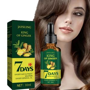 Aceite de Jengibre para el Crecimiento del Cabello Jaysuing 7 Días al por Mayor, Líquido Hidratante y Reparador con Ginseng para Suavizar y Estimular el Crecimiento del Cabello - Product Image 1