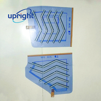 Prix usine vertical personnalisé rigide Transparent Pvc feuilles de plastique tissu modèle Pvc rouleaux