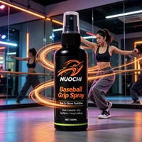 Spray de craie liquide pour pole dance, aide à l'adhérence sur barre, séchage rapide, flacon 50ml 100ml 200ml 250ml, support d'étiquette personnalisée