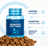 Complément alimentaire naturel pour chiens : Vitamines à mâcher pour soutenir l'immunité, booster immunitaire, antioxydant, défense saisonnière, soutien de la résistance corporelle