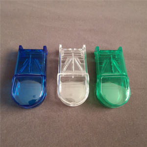 卸売カスタム格安プラスチック製ピルカッター分割収納コンパートメントボックス薬カプセルホルダー - Product Image 2