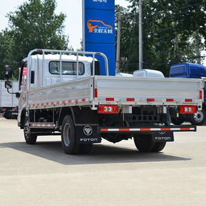 โรงงานจำหน่ายรถบรรทุกขนาดเล็ก Foton 4x2 รถบรรทุกขนาดเล็กเครื่องยนต์ดีเซล Cummins เกียร์ธรรมดา 6x4 2 ที่นั่ง รถบรรทุกขนส่งสินค้า ลดราคา - Product Image 6