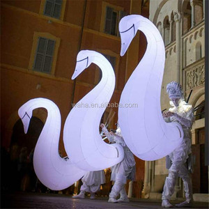High Quality Giant Costumes <strong>Walking</strong> Inflatable Swan Costume Standing Display <strong>Balloon</strong> - Product Image 4