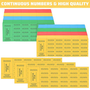 Hojas Personalizadas para Recaudación <span class=keywords><strong>de</strong></span> Fondos, Número 10, 500, Número <span class=keywords><strong>de</strong></span> Serie Diferente, Etiquetas Silenciosas <span class=keywords><strong>de</strong></span> Penny, Impresión <span class=keywords><strong>de</strong></span> Papel <span class=keywords><strong>de</strong></span> Rifa - Product Image 3