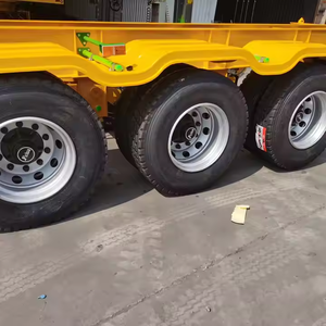 Remolque de Plataforma Plana de 2, 3 o 4 Ejes, Semirremolque de Plataforma Plana de 20 o 40 Pies, Semirremolque Usado de 3 Ejes y 15 Pies - Product Image 5