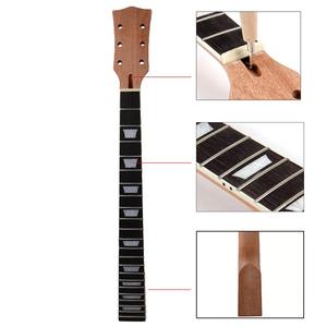 Cuerpo de <span class=keywords><strong>guitarra</strong></span> de 22 trastes, diapasón de palisandro de madera de caoba para modelo <span class=keywords><strong>Gibson</strong></span> Les Paul LP con diseño de estilo abierto - Product Image 2