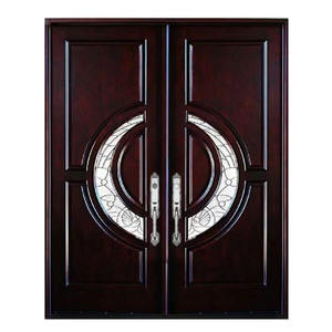 Luxury classic design solido legno di teak esterno doppio aperto pre appeso villa principale di <span class=keywords><strong>ingresso</strong></span> porte in legno massello - Product Image 5